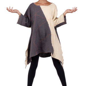 diagonal tunic