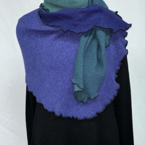 Violet and Teal Wrap