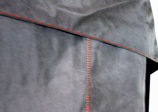 silver gwen tunic stitching closeup