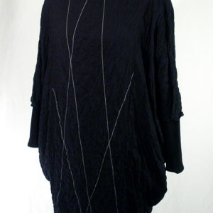 black tunic-caftan