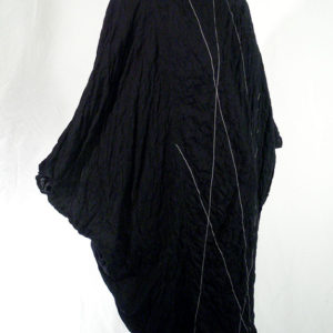 black tunic-caftan